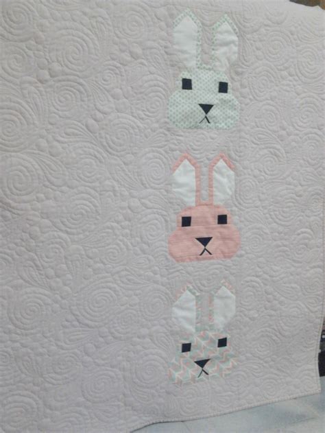 stitch quilt knit: Bunny Baby Quilt