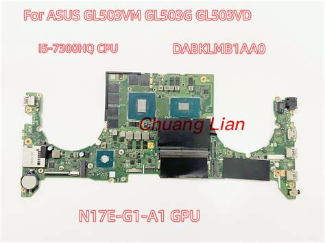 Dabklmb Aa For Asus Gl Vm Gl G Gl Vd Laptop Motherboard With I