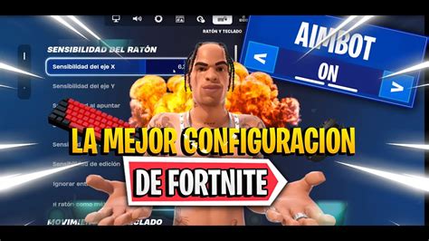 LA MEJOR CONFIGURACION DE FORTNITE 2024 YouTube