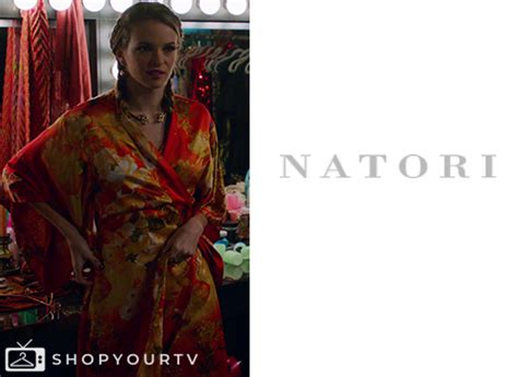 Grimm Season 1 Episode 14 Ariels Red Floral Kimono Robe Shop Your Tv