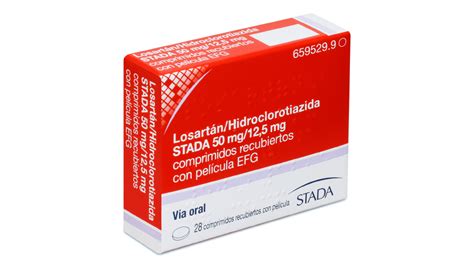 Losartan Hidroclorotiazida Stada Efg Mg Mg Comprimidos