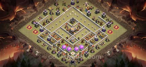 Best Anti 2 Stars War Base Th11 With Link Anti Everything Town Hall Level 11 Cwl Base Copy