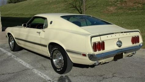 Meadowlark Yellow 1969 Mach 1 Ford Mustang Fastback Mustangattitude