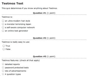 Testmoz Cr Er Facilement Des Tests En Ligne Les Outils Du Web