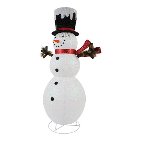 Mu Eco De Nieve Navide O Iluminado Blanco M The Home Depot M Xico