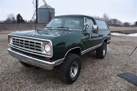 1975 Dodge Ramcharger Se 4x4 440 Big Block Rust Free Original Paint