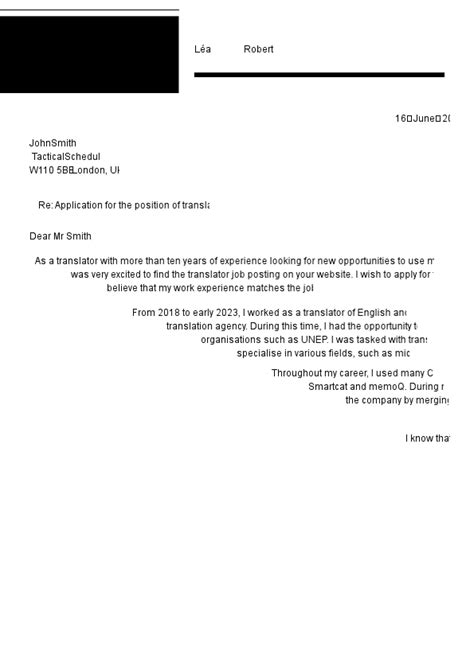 Lettre De Motivation En Anglais Modèles Détaillés Et Guide