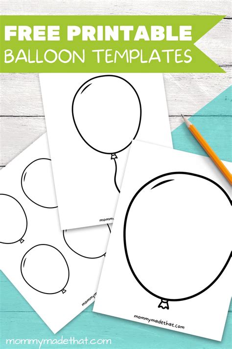 Free Printable Balloon Templates For Crafts Off