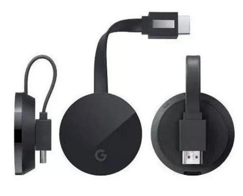 Google Chromecast Ultra 4k 100 Original Novo Sem Embalagem Em Recife