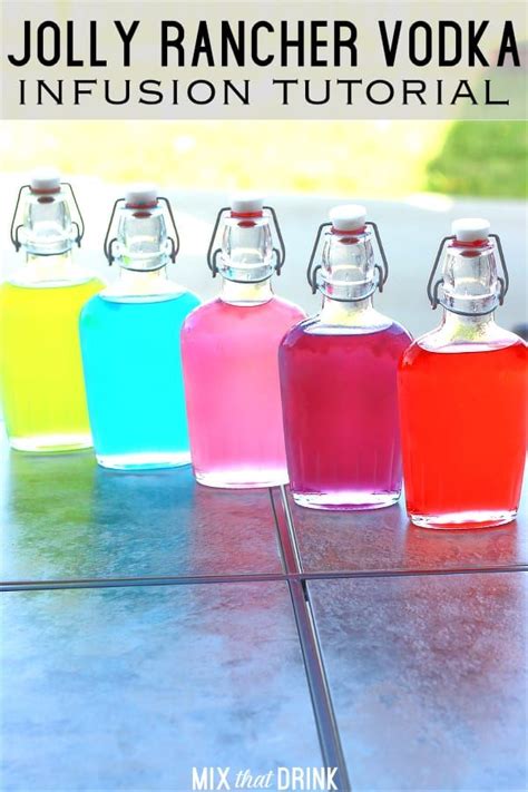 Jolly Rancher Vodka Is One Of The Easiest And Quickest Candy Liquor Infusions You Can Make And