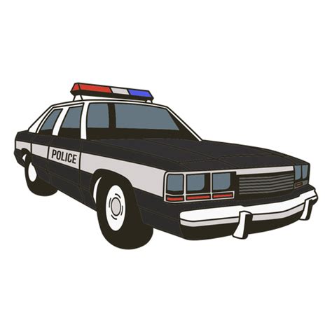 Police car lights PNG Designs for T Shirt & Merch