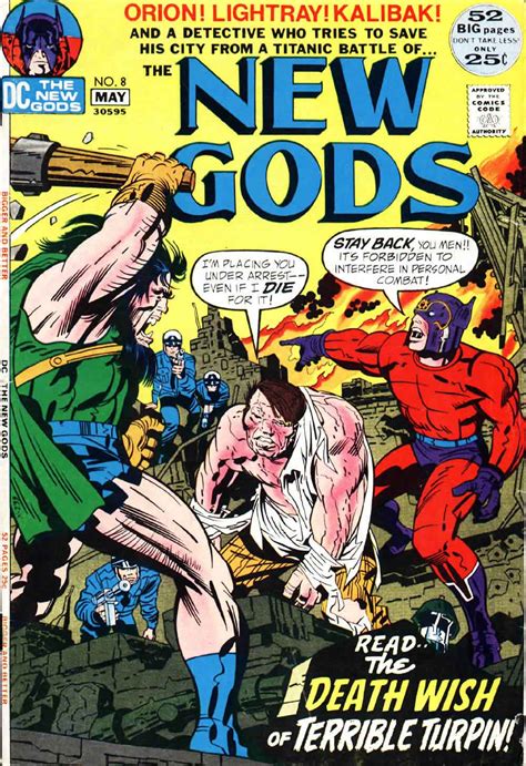 New Gods Jack Kirby Art Cover Reprint Pencil Ink