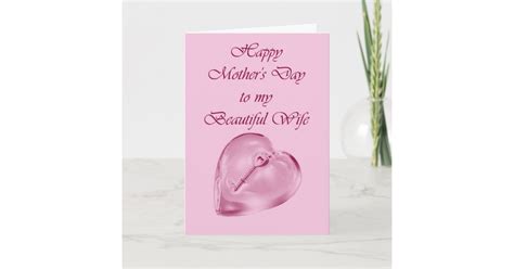 Happy Mothers Day To Wife From Husband Card Zazzle