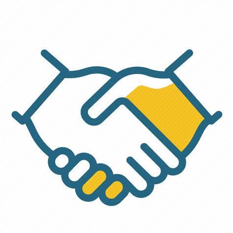 Contract Handshake Partnership Shaking Hands Icon Download On