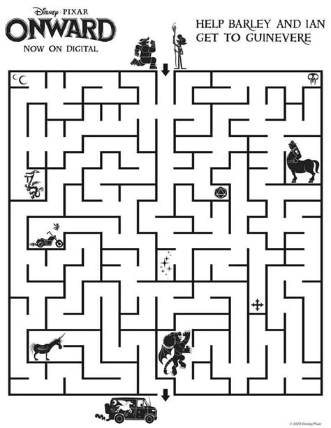 Disney Maze Printable