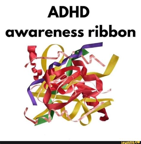 ADHD awareness ribbon - iFunny