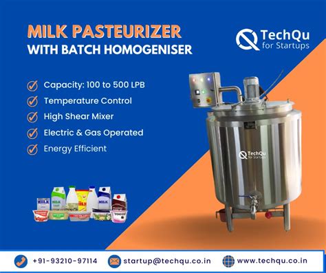 Batch Pasteurizer Machine V Capacity L To L At Rs