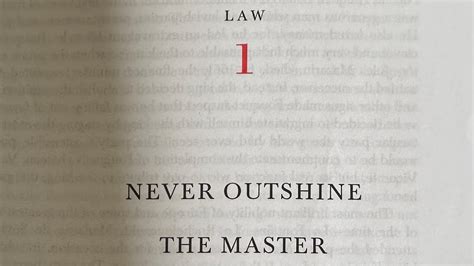 Law 1 Never Outshine The Master RobertGreeneOfficial YouTube