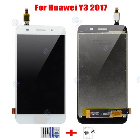 LCD Display Touch Screen Digitizer For Huawei Y3 2017 CRO L02 CRO L22