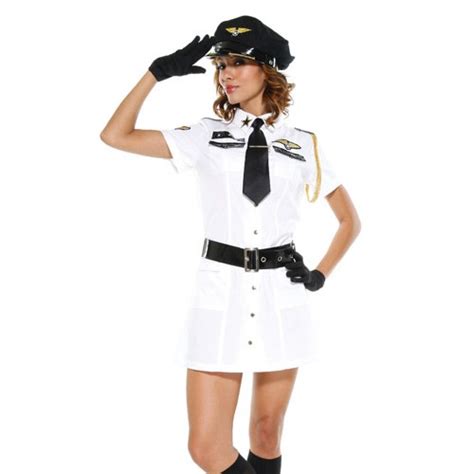 Sexy Kost M Aye Aye Captain Gr Pilotin Kapit N Stewardess