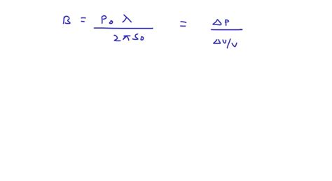 Solved Calculate The Bulk Modulus Of Air From The Following Data