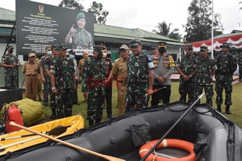 Danrem Membuka Latihan Penanggulangan Bencana Alam Banjir Di Wilayah