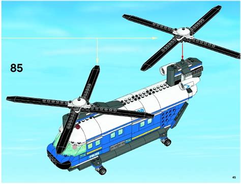 LEGO Anleitung Anzeigen 4439 Heavy Lift Helicopter LEGO