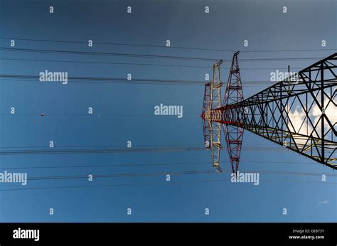 Hochspannungs Leitungen Pylon Sterreich Nieder Sterreich