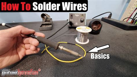 How To Solder Wire Soldering Basics Tutorial Anthonyj350 Youtube