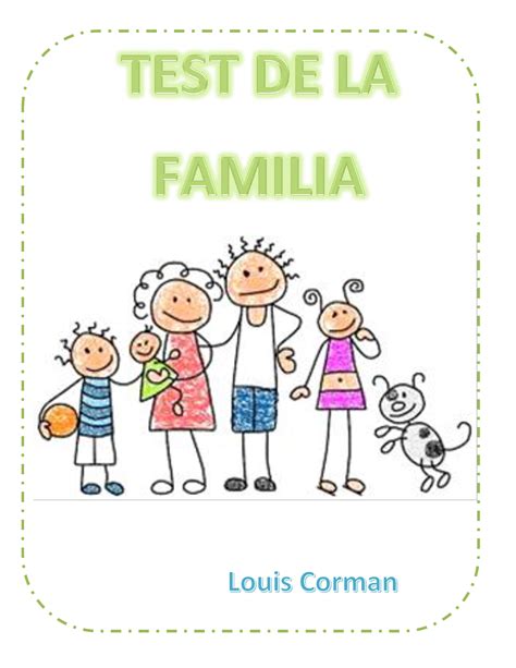 Manual Test De La Familia Test De La Familia Tama O Grande Si