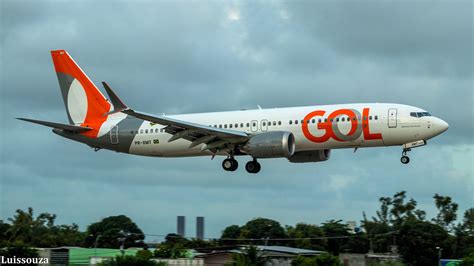 Gol Airlines B Max Pr Xmt About To Land Rwy Sbrf Re Flickr