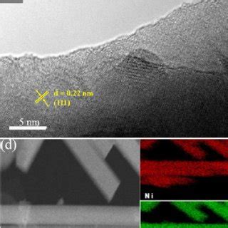 A SEM B TEM C And HRTEM Images Of NiCoP And D Elemental