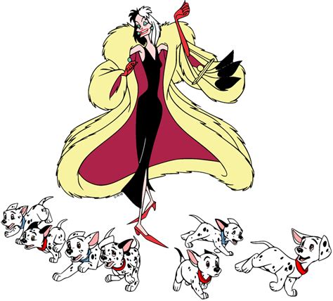 Cruella Disney Movies Clip Art Library