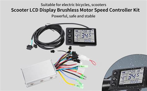 Controlador Sin Escobillas Del Motor Panel De Pantalla Lcd A Prueba De