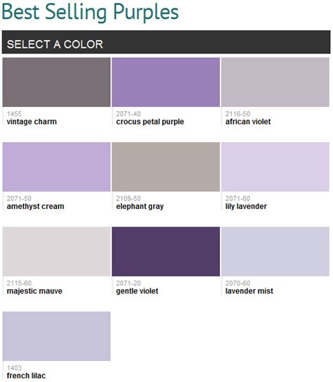 Best Selling Paint Colors Benjamin Moore Bedroom Colors Purple