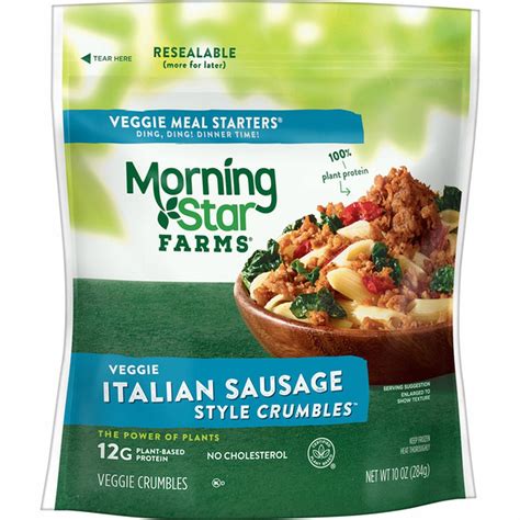 Morningstar Farms Meal Starters Veggie Crumbles Vegan Plant Based