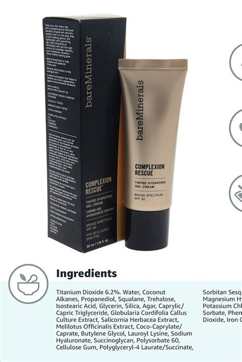 Bareminerals Complexion Rescue Tinted Hydrating Gel Cream Spf 30 Natural 05 Fragrance Free 1