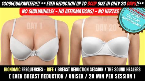 SMALLER BREASTS 100 GUARANTEED UNISEX As Requested Permanent