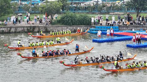 百舸争流千舟竞渡松江市民到华亭湖畔为龙舟赛参赛选手加油喝彩 方松街道 活动 发展