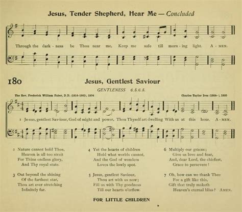 The Packer Hymnal B Jesus Tender Shepherd Hear Me Hymnary Org