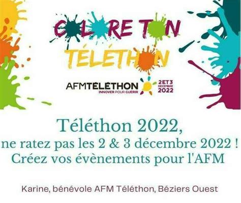 Lancement Du T L Thon Actualit S