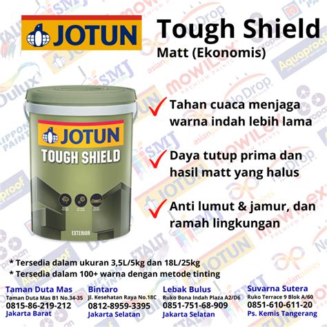 Jual CAT EXTERIOR JOTUN ESSENCE TOUGHSHIELD WARNA TINTING KEMASAN 3 5