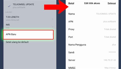 Apn Telkomsel Tercepat G Dan G Android Ios