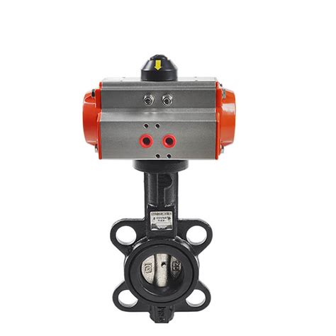 Cast Iron Pneumatic Actuated Butterfly Valve Manufacturers Covna Valve