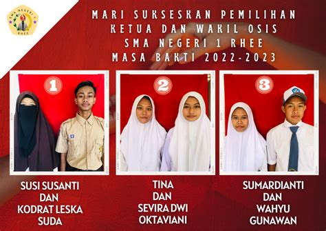 Debat Kandidat Dan Pemilihan Ketua Dan Wakil Ketua Osis Sma Negeri