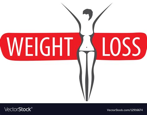 Weight loss logo Royalty Free Vector Image - VectorStock