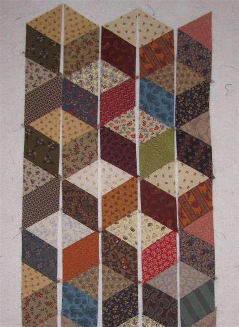 Template Tumbling Block Quilt Pattern