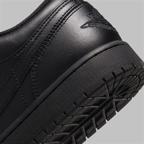 The Air Jordan Low Gets Treated With A Clean Triple Black Ensemble