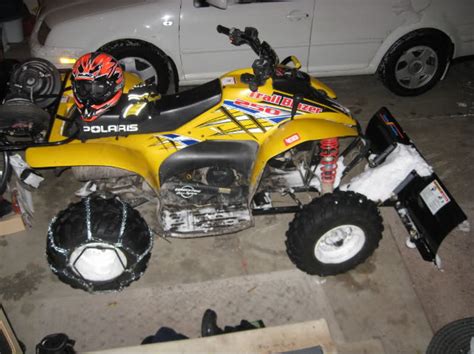 2000 Polaris Scrambler 500 Snow Plow