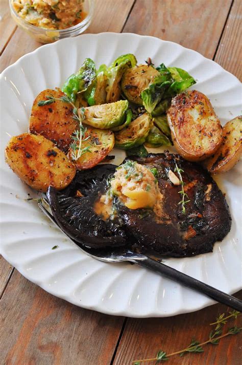 Vegan Portobello Steaks With Cowboy Butter Rabbit And Wolves